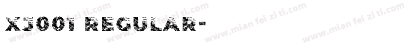 xj001 regular字体转换